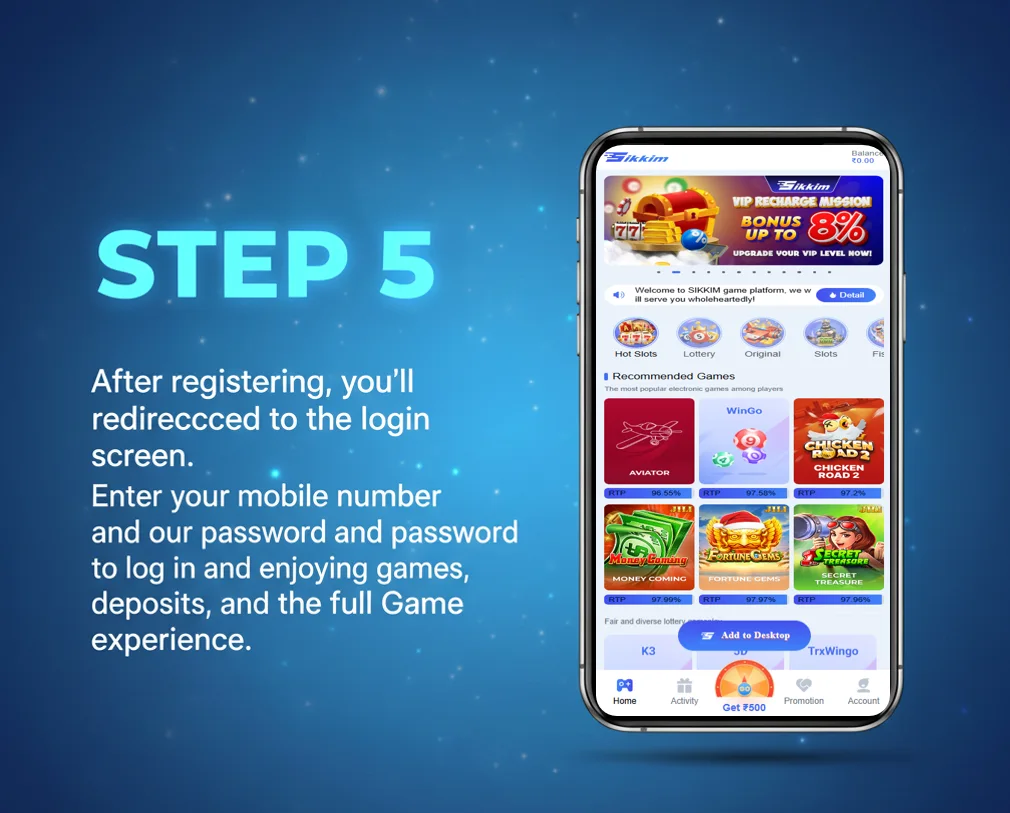 sikkim game login